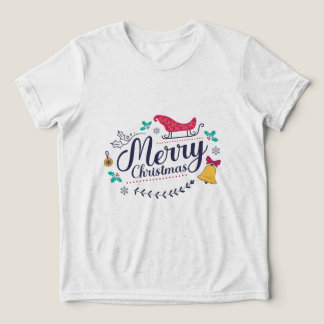 Colorido Trenó e Sino Alegre Natal Festivo T