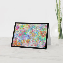 Coloridos Ramblings o cartão