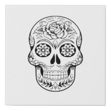 Colorir Canvas do crânio