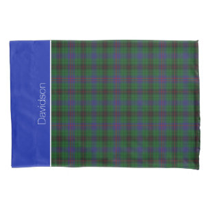 Colorir Clan Davidson Tartan Travesseiro Xadrez