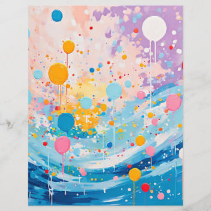 Colorir Unidades de Pontos Splatters Papel Scrapbo