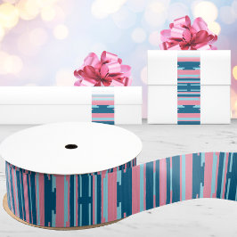 Colorstack Ikat in Pink and Aqua