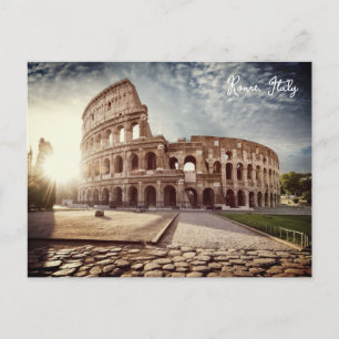 Colosseum. Cartão postal Roma, Itália