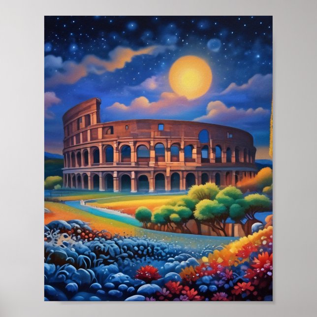 Colosseum Impressão, Papel Poster de Valor (Matte) (Frente)
