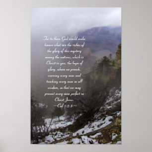 Colossianos 1:2-3 Poster