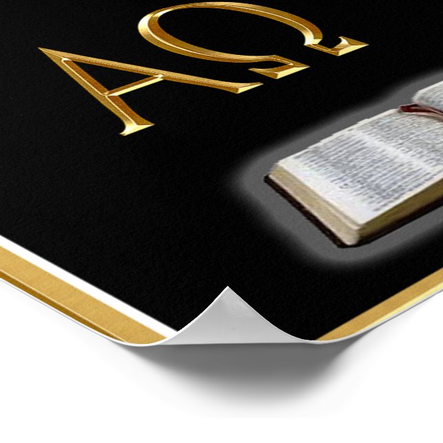 Colossianos 3:23 poster (Borda)