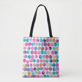 Colour Pop Tote Bag – Fun & Cute Watercolor Design