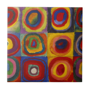 Colour Study of Squares Circles by Kandinsky