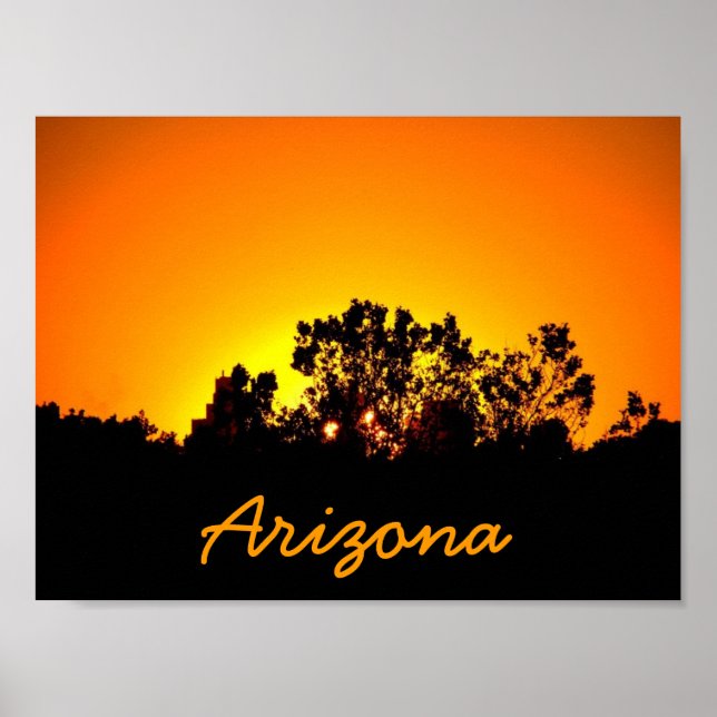 Colour Sunset por Bobby Mikul Poster (Frente)