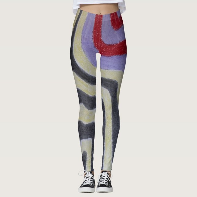Coloured Waves Leggings (Frente)