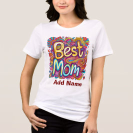 Colourful Best Mom Design - Vibrant Gift for Moms