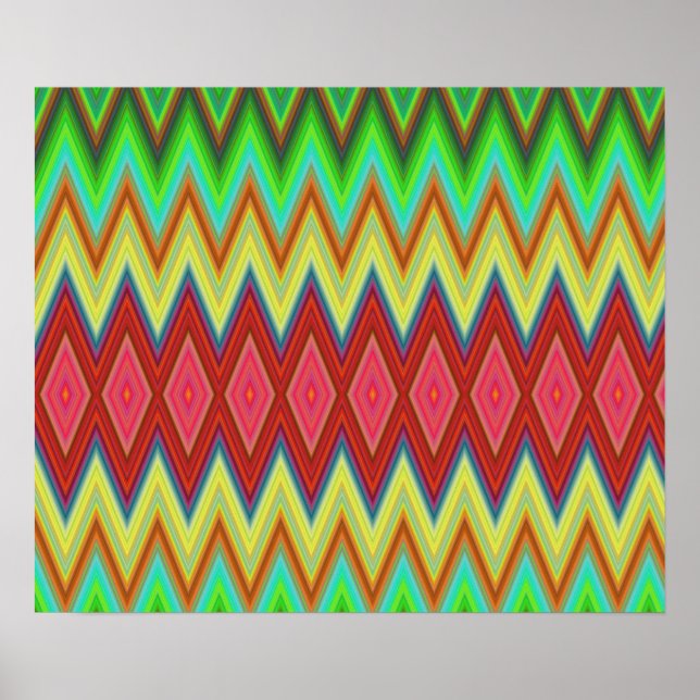 colourful poster design features a vibrant rainbow (Frente)