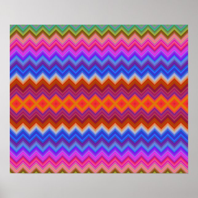 colourful poster design features a vibrant rainbow (Frente)