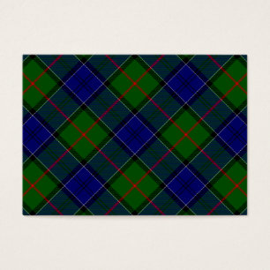 Colquhoun tartan xadrez verde azul