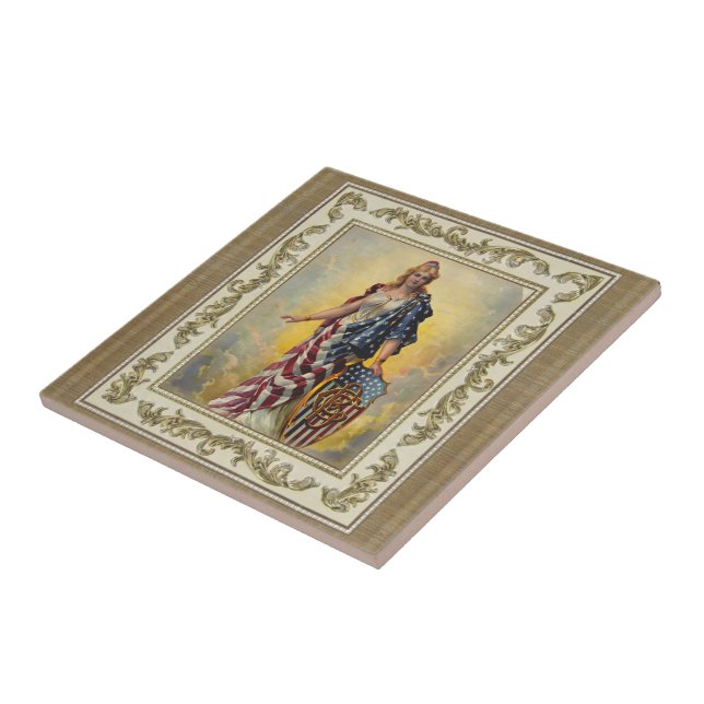 Columbia Brewing Co. Poster Azulejo Cerâmica (Lateral)