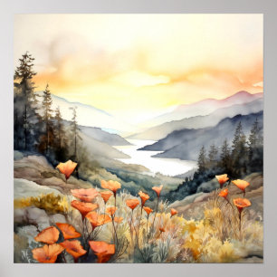 Columbia Gorge Pintura Impressão