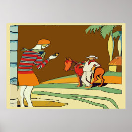 Columbia Poster de viagens, adicionar texto