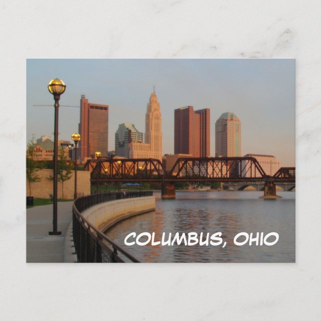 COLUMBUS, cartão postal OHIO (Frente)