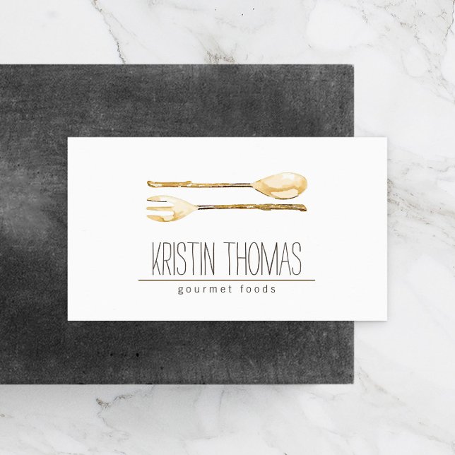 Coluna de água e Cartão de visita de catering de g (Criador carregado)