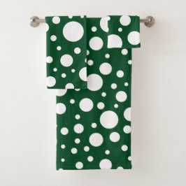 Coluna de Toalhas de Banho Verde