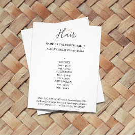 Coluna do Menu Cabelo da Tesoura do Ouro Branco El