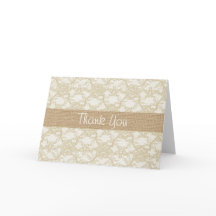 Coluna e Cartões de agradecimentos de rendas