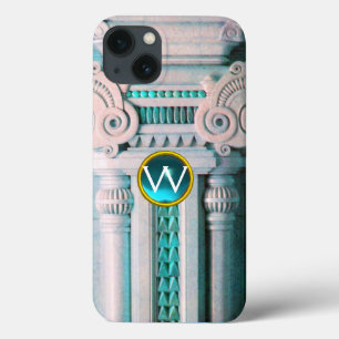 COLUNA MARÁVEL ELEGANTE, MONOGRAMA DE PINTA AZUL G