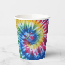 Colunas do arco-íris Tie Dye