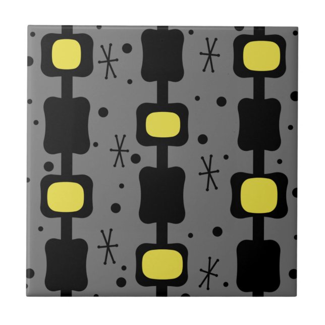 Colunas do Médio Retroativo Boxes Amarelo (Frente)