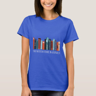 com a camiseta de amante de livros engraçados bani