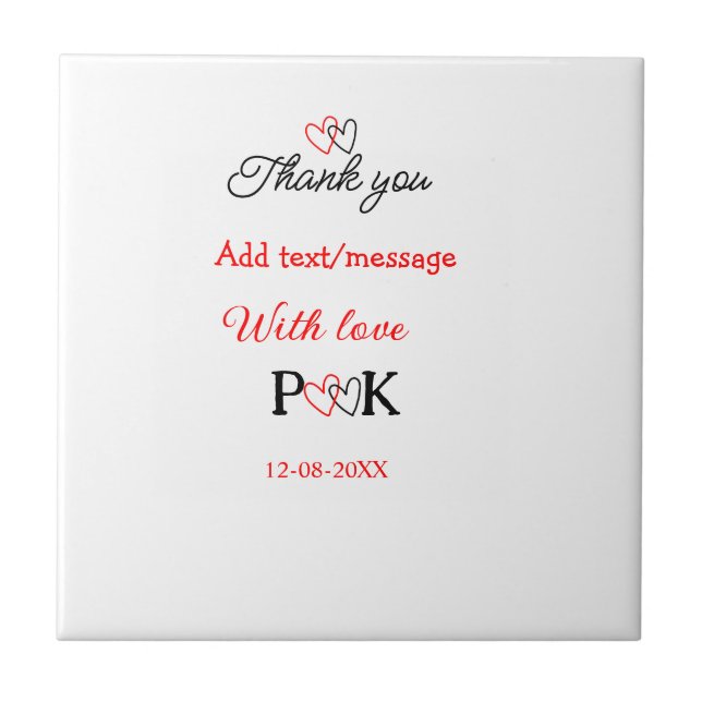 Com amor adicionar nome do casal letra obrigado ad (Frente)