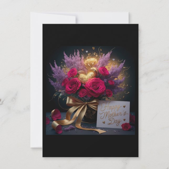 "Com amor, mãe" Dia da mãe (Frente)