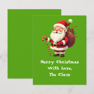 Com Amor, O Cartão De Nota Claus