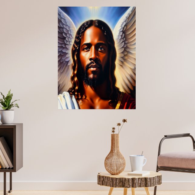 Com Angel Wings Christian Poster (Sala de Estar 3)