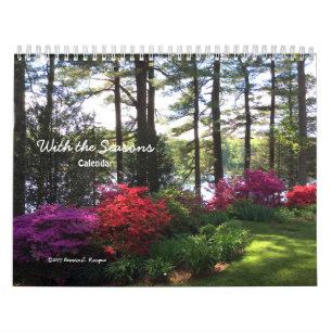 Com as estações - calendário ---