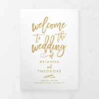 Programa de Fotografia da Cerimônia de Casamento c