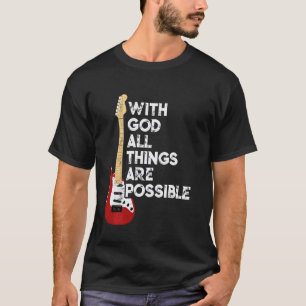 Com Deus Todas as Coisas São Possíveis Camiseta Cr