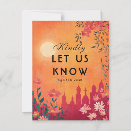 Com escolha de menu Sunset Serenade Wedding