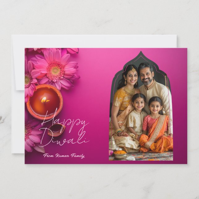 Com foto e texto personalizado Cartão Radiance & R (Frente)