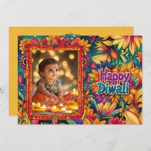 Com Foto Happy Diwali