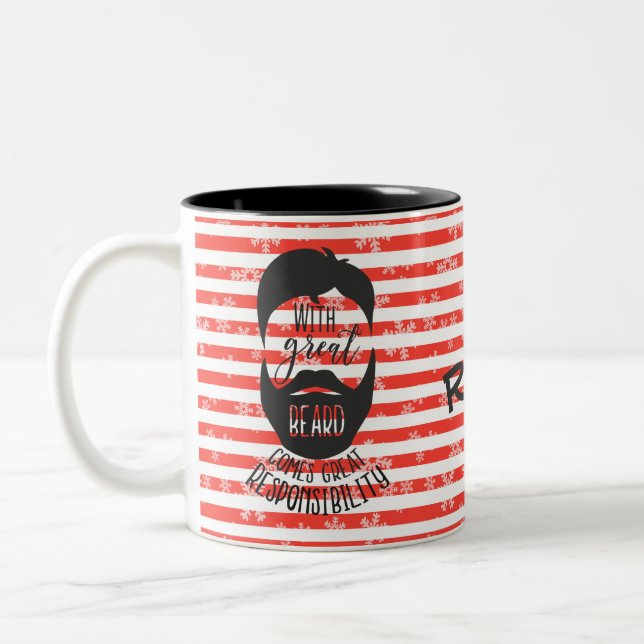 Com grande barba vem a caneca de café (Esquerda)