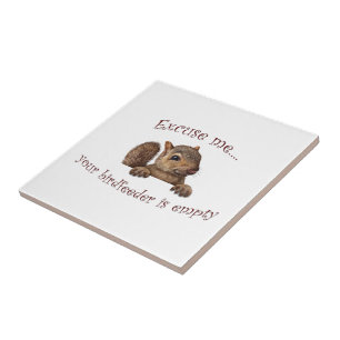 Com licença, seu alimentador de pássaros está v