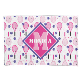 Com nome & inicial, tênis cor-de-rosa e roxo