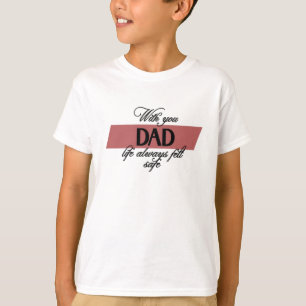 Com O Seu Pai Camiseta Masculina Básica