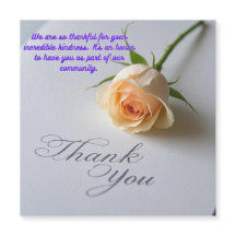 Com Obrigados de coração