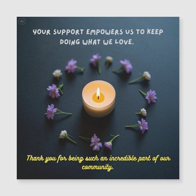 Com Obrigados Sinceros (Frente)