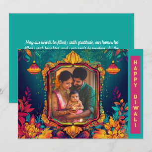 Com Photo Diwali Turquoise Delight