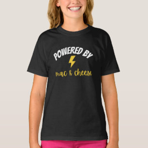 Com Poder de Mac & Cheese   Camiseta Macarrão & Qu
