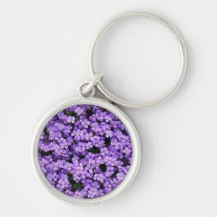 Com Porta-Chaves de Violetas