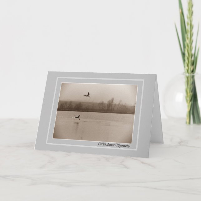 Com simpatia a mais profunda - cartão do (Frente)